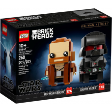40547 BRICKHEADZ Obi-Wan Kenobi & Darth Vader